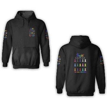 Discover Cancer Sucks In Every Color Fighter Fight Support 3D Hoodies
