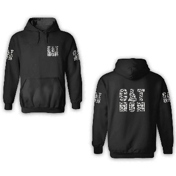 Discover Cat Mom Cute Flowers Gift for Cat Lover 3D Hoodies