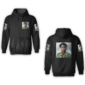 Discover Beautiful US army combat medic painting 3D Hoodies