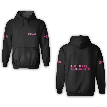 Discover Game Over 3D Hoodies