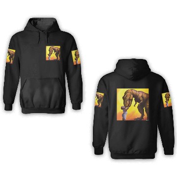 Discover Dino Love 3D Hoodies
