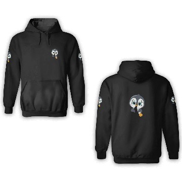 Discover Sleeping Penguin Cute penguin 3D Hoodies