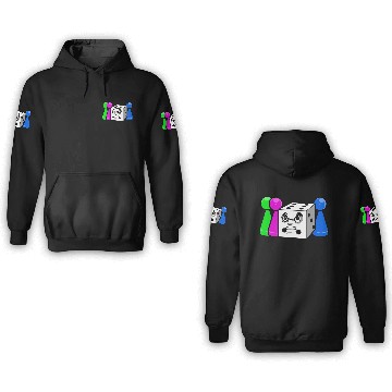 Discover Board Game Angry Dice 3D Hoodies