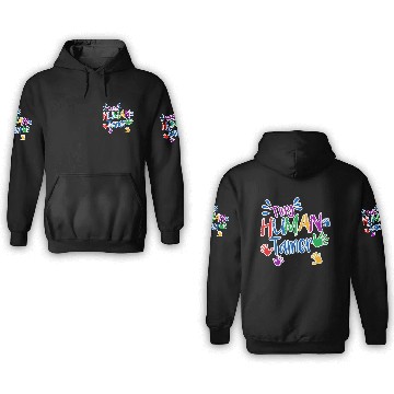 Discover Funny Tiny Human Tamer Daycare Provider Teacher 3D Hoodies