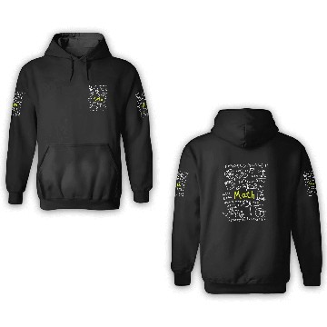 Discover Math Design 3D Hoodies