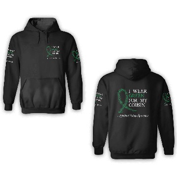 Discover I Wear Green For My Cousin Cerebral Palsy Awarenes 3D Hoodies