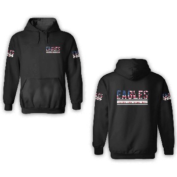 Discover Eagles ready for game day 3D Hoodies