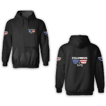 Discover Columbus Day Glasses America 3D Hoodies