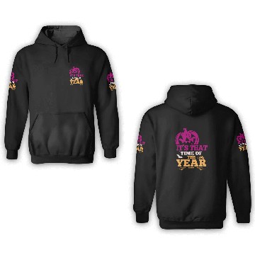 Discover Pumpkin time autumn Halloween 3D Hoodies