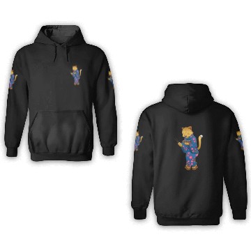 Discover Kimono Cat 3D Hoodies