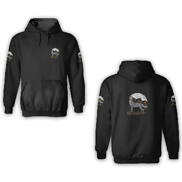 Discover Wolf Terrain 3D Hoodies