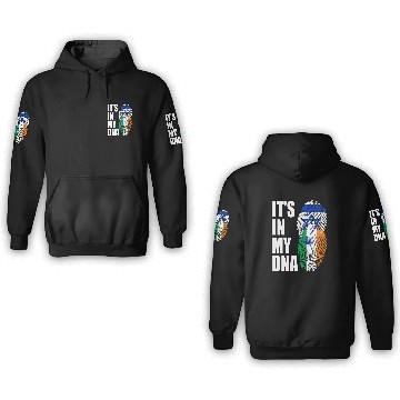 Discover Israel And Irish Mix Heritage DNA Flag 3D Hoodies