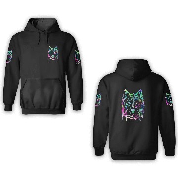 Discover Wolf 3D Hoodies
