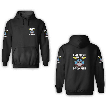 Discover Drummer Drums Music Drum Set Drumming 3D Hoodies