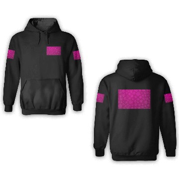 Discover Pink Snowflakes Christmas Pattern 3D Hoodies
