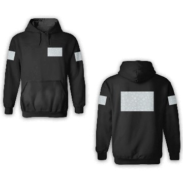Discover Winter Snowflakes Pattern Grey White 3D Hoodies