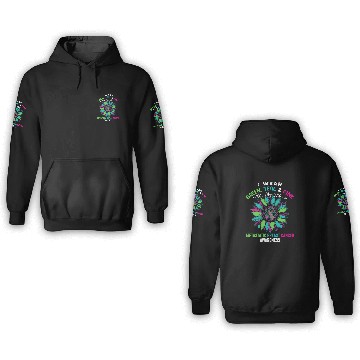 Discover I Wear Green Teal Pink For My Wife 3D Hoodies