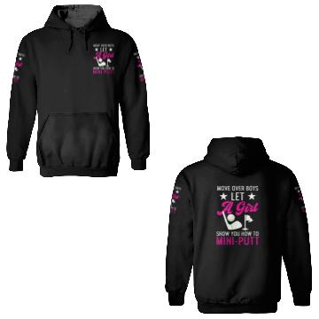 Discover Funny Goofy Mini Golf Quotes Putt Putt Legend 3D Hoodies
