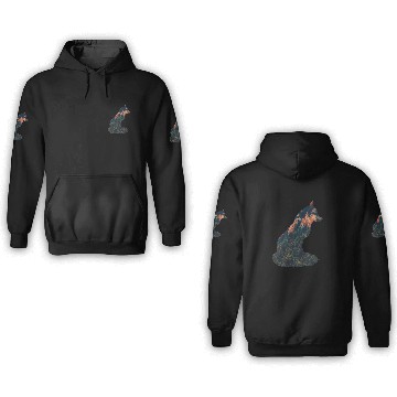 Discover Silent Fox in the Forest Nature Wilderness Autumn 3D Hoodies