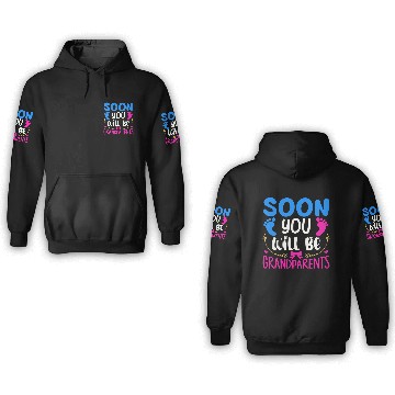 Discover We Will Become Grandparents, Be Grandparents 3D Hoodies