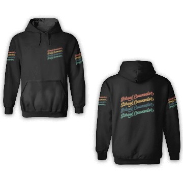 Discover Vintage School Counselor 3D Hoodies, School 3D Hoodies