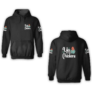 Discover Chickens Rooster Chicken Farmer Hen Poultry Cock 3D Hoodies