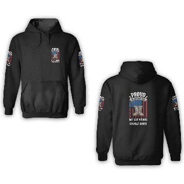 Discover Proud national guard mom 3D Hoodies