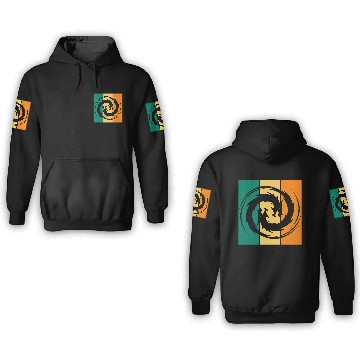 Discover Dragon Ying Yang 3D Hoodies