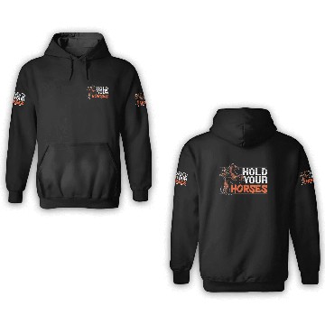 Discover Hold Your Horses Western Rodeo Riding Cowboy 3D Hoodies
