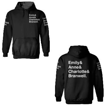 Discover Funny Emily Bronte Charlotte Bronte Bronte Sibling 3D Hoodies