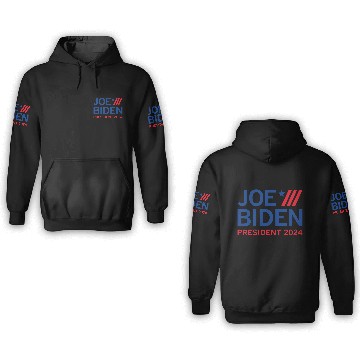 Discover Joe Biden President 2024 3D Hoodies