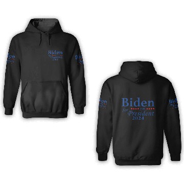Discover Joe Biden For President 2024 3D Hoodies