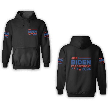 Discover Joe Biden For President 2024 3D Hoodies