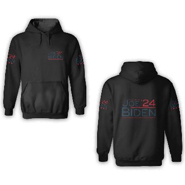 Discover Joe Biden 24 3D Hoodies