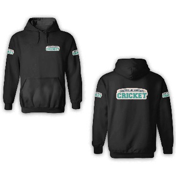 Discover I'd rather be playing cricket 3D Hoodies