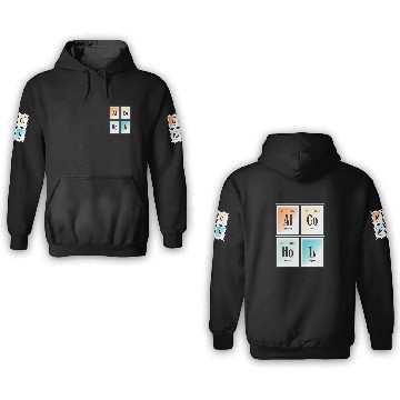 Discover Elements of Alcohol 3D Hoodies