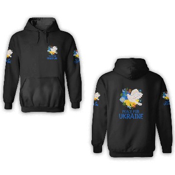 Discover Peace For Ukraine 3D Hoodies