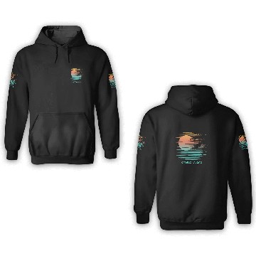 Discover Artistic Amelia Island Florida Palm Tree Vacation 3D Hoodies