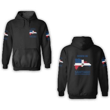 Discover Santiago de los Caballeros Dominican Republic 3D Hoodies