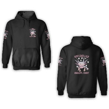 Discover Offizielles Axolotl 3D Hoodies Axolotl Querzahnmolch Ax