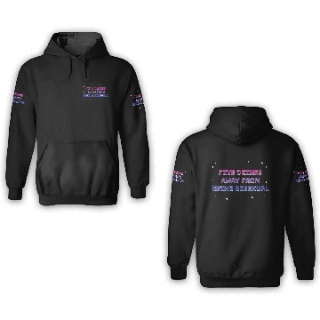 Discover Five Drinks Away from Bisexual Bi LGBTQ Bi Pride 3D Hoodies
