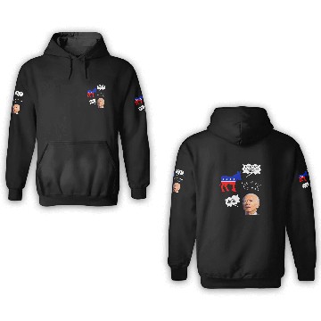 Discover Biden Donkey pox lie lie lie lie and the big lie 3D Hoodies