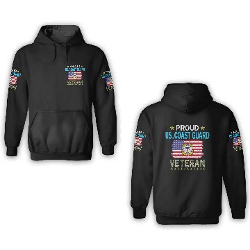 Discover Coast Guard Veterans Day Us Coast 3D Hoodies