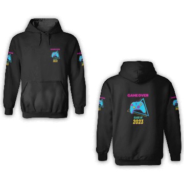 Discover Game Over Class Of 2023 - Students Graduation 2023 3D Hoodies