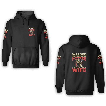 Discover Welder Welding Husband Wife 3D Hoodies