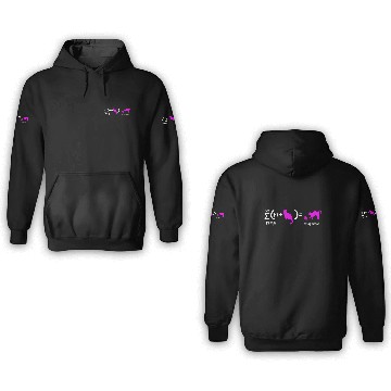 Discover String Theory Nerd Physics Schrodinger's Cat 3D Hoodies
