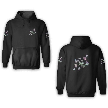 Discover Butterfly Women Girls Butterflies 3D Hoodies