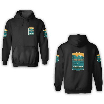 Discover Florida National Park Everglades Souvenir Hiking C 3D Hoodies