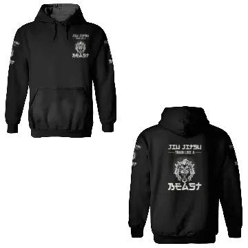 Discover Train like a Beast Jiu Jitsu BJJ Grappling MMA Tra 3D Hoodies