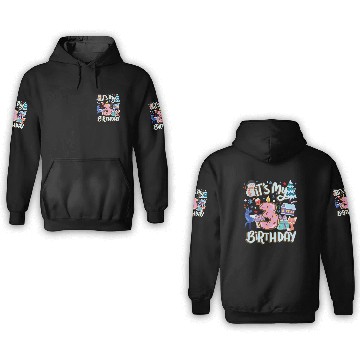 Discover It's My 3 Birthday Snowman Holiday Donut Winter 3D Hoodies